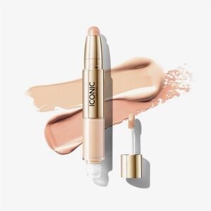 Iconic London Radiant Concealer Brightening Duo Stick Cool Fair, NEW